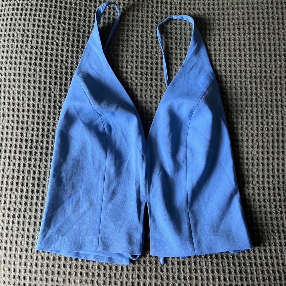 Abercrombie & Fitch Blue Halter Top